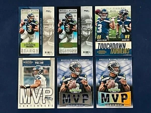 2013 & 2014 Panini 6 Card Lot - Russell Wilson Seattle Seahawks - Very Nice! 🔥 - Picture 1 of 8
