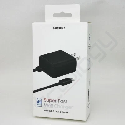 Original Samsung Galaxy S25 S24 S23 +/Ultra 45W Super Fast Charger - NEW in BOX - Image 1 of 4
