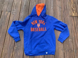 New York Mets Adult Medium Fanatics pullover hoodie - Picture 1 of 2