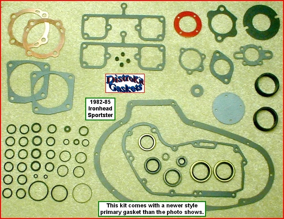 Complete Motor Gasket Kit 1982-85 Harley Ironhead Sportster 1000 (ref. 17026-82) - Изображение 1 из 1