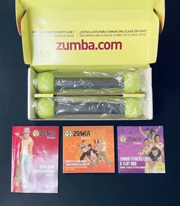 ZUMBA FITNESS Join the Party Total Body Transformation Kit 5DVDs & Hand Weights - Picture 1 of 14