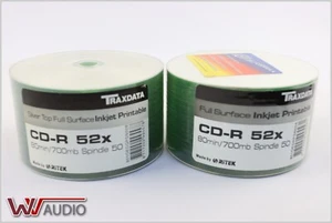 Traxdata CD-R 700mb 80min.  2x50 przypraw. - Zdjęcie 1 z 5