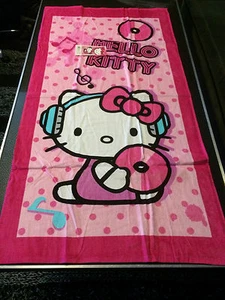 SERVIETTE ENFANT HELLO KITTY 70 CM X 140 CM - Imagen 1 de 3