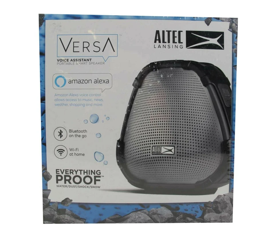 ALTEC LANSING Altec IMA699 Lansing Versa Voice Assist Portable Smart Speaker Free Shipping