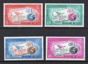 Royaume du Laos 1966 la lettre écrite Y&T 142 à 145 4 timbres MNH /TE3867 - Imagen 1 de 1