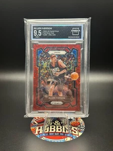 2023-24 Panini Prizm #184 Allen Iverson Fast Break Red #055/100 graded AC 9.5 - Picture 1 of 3