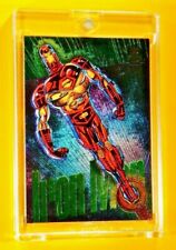 Marvel Limited Edition Iron Man Power Blast Morgan Art Spectacular Foil Insert 