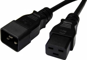 8Ware Power Extension Cable Lead 2m 15A IEC-C19 to IEC-C20 Male to Female for UP - Picture 1 of 1