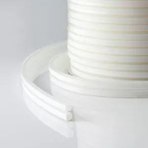 OMEGA Dichtung 9x7mm selbstklebend Tür- Fensterrdichtung transparent Silikon Pro - Bild 1 von 5