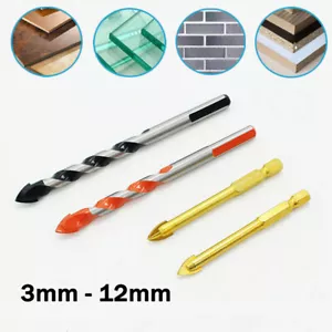 Tile Drill Bit 3mm-16mm for Masonry Stone Ceramic Glass Tile Carbide Drill Bit - Picture 1 of 16