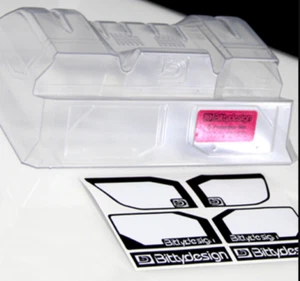 Lexan Zefirus 1/8 Buggy & Truggy Flügelbausatz (Transp.)  Bittydesign BDW8-ZEF-C - Bild 1 von 3