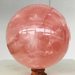 3150g Natural Pink Rose Quartz Crystal Sphere Mineral specimen Healing AH109 - Picture 1 of 15