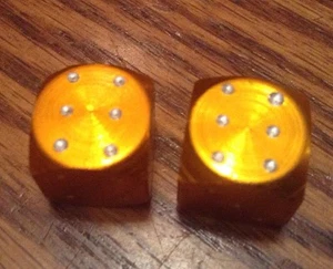 2dice valve caps sears montgomery ward murray amf kent western flyer - Picture 1 of 2