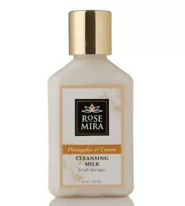 New Rosemira Organic, Gentle Cleansing Milk, Removes Make up, Pineapple & Honey - Picture 1 of 2