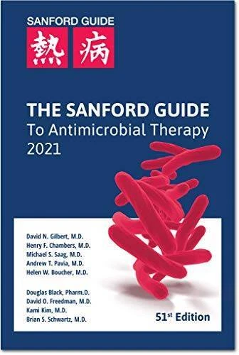 The Sanford Guide to Antimicrobial Therapy 2021 - Pocket Edition - VERY GOOD Foto 1 de 1