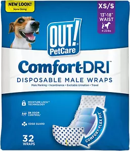 Pet Care Disposable Male Dog Diapers | Absorbent Male Wraps with Leak Proo - Picture 1 of 12