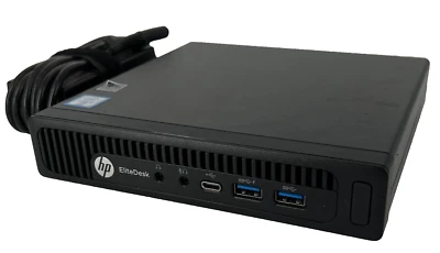 HP EliteDesk 800 G2 DM Desktop - i7-6700T @ 2.80GHz 8GB RAM 256GB SSD - WiFi W11 - Image 1 of 3