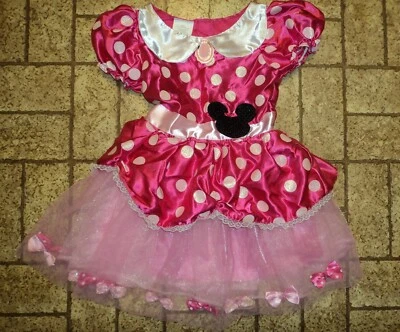 Vestido Disney Minnie Mouse / Disfraz de Halloween. Talla Niña 4-6X Foto 1 de 4