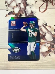 Aaron Rodgers 2023 PANINI DONRUSS ELITE BLUE DIE CUT ASPIRATIONS Ssp 52/99 JETS - Picture 1 of 2