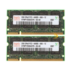 Memoria RAM para computadora portátil Hynix 8 GB 4 GB 2RX8 DDR2 800 MHz PC2-6400S SODIMM, 200 pines, LOTE - Imagen 1 de 10
