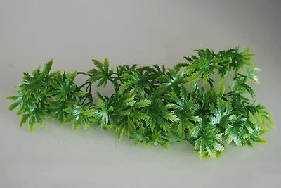 FMR Vivarium Realistic Plastic Plant Canabis Small 28 cms Suitable For Vivarium Use