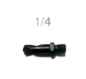 Threaded Drill Bit 1/4-28 Aircraft Tools 1/4” New USA Made Short - Picture 1 of 3