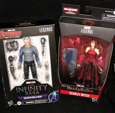 MARVEL LEGENDS WANDA WANDAVISION SCARLET WITCH PIETRO MAXIMOFF QUICKSILVER NEW Cover