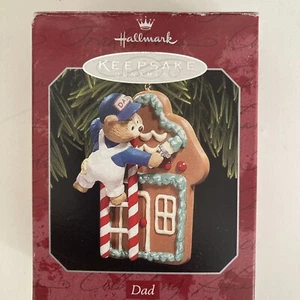 Punze Andenken Ornament Papa 1998 Gemälde Haus Leiter - Bild 1 von 2
