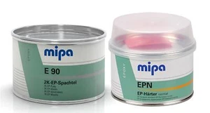SET Mipa E 90 - 2K-Epoxy-Spachtel grau inkl. EPN - Härter normal für E 90 EP Spa - Bild 1 von 5