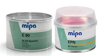 SET Mipa E 90 - 2K-Epoxy-Spachtel grau inkl. EPN - Härter normal für E 90 EP Spa - Bild 1 von 4