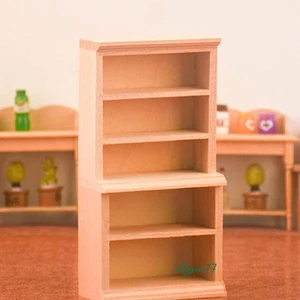 Vintage Little 1:12 Scale Dollhouse Miniature Bookcase Furniture Accessories - Picture 1 of 5