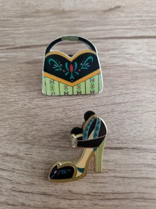 Disney Pin Divas Zapatos Tacones Princesa Anna Y Cartera Mini Pin Set Disney - Imagen 1 de 2