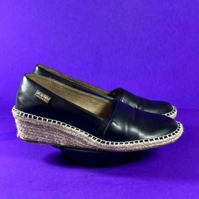 Zapato para mujer Kenneth Cole Reaction alpargatas de cuña negras talla 9,5 Foto 1 de 4