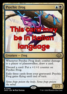 MTG PSYCHIC FROG FOIL EXC - RANA PSICHICA 199 - MH3 - MAGIC - Picture 1 of 1