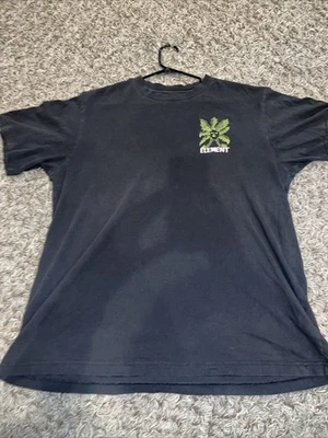 Camiseta Element Skate Sol Gráfica Manga Corta Negra Para Hombre Talla XL Foto 1 de 4