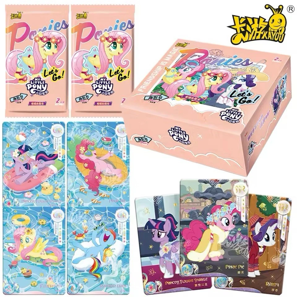 My Little Pony 30 упаковок бустер коробка CCG коллекционная карта Kayou Hasbro персик - Изображение 1 из 4