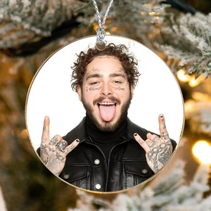 Post Malone Christmas Ornament - Celebrity Ornament Gifts for Fans - Picture 1 of 5
