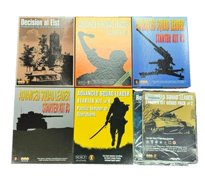 ADVANCED SQUAD LEADER STARTER KIT (1, 2, 3, 4, HISTORICAL MODULE & BONUS PACKS) - Picture 1 of 10