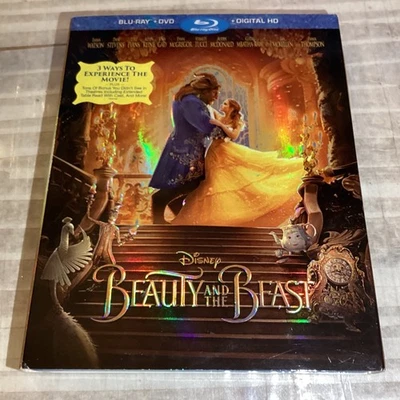 BEAUTY AND THE BEAST DISNEY LIVE ACTION REMAKE 2017 BLURAY/DVD COMBO - Image 1 of 4