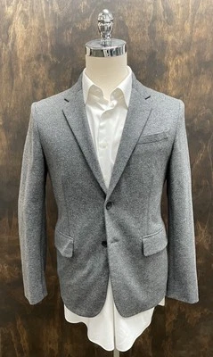 rag & bone Deconstructed Wool Flannel Sports Jacket in Gray Size 38 $595 - Image 1 of 4