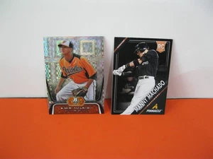2012 BOWMAN PLATINUM #BPP23 &2013 PANINI PINNACLE #163 MACHADO - Picture 1 of 7