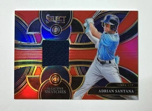 2024 Panini Select #SS-AS Adrian Santana Swatch Red Prizm/99 - Picture 1 of 4