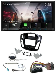 Kenwood MP3 2DIN USB DAB Bluetooth Autoradio für Ford Focus 2014-2018 schwarz - Bild 1 von 10