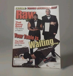 WWF World Wrestling Federation Raw Magazine- July 2000 Dudley Boys Complete  - Picture 1 of 2