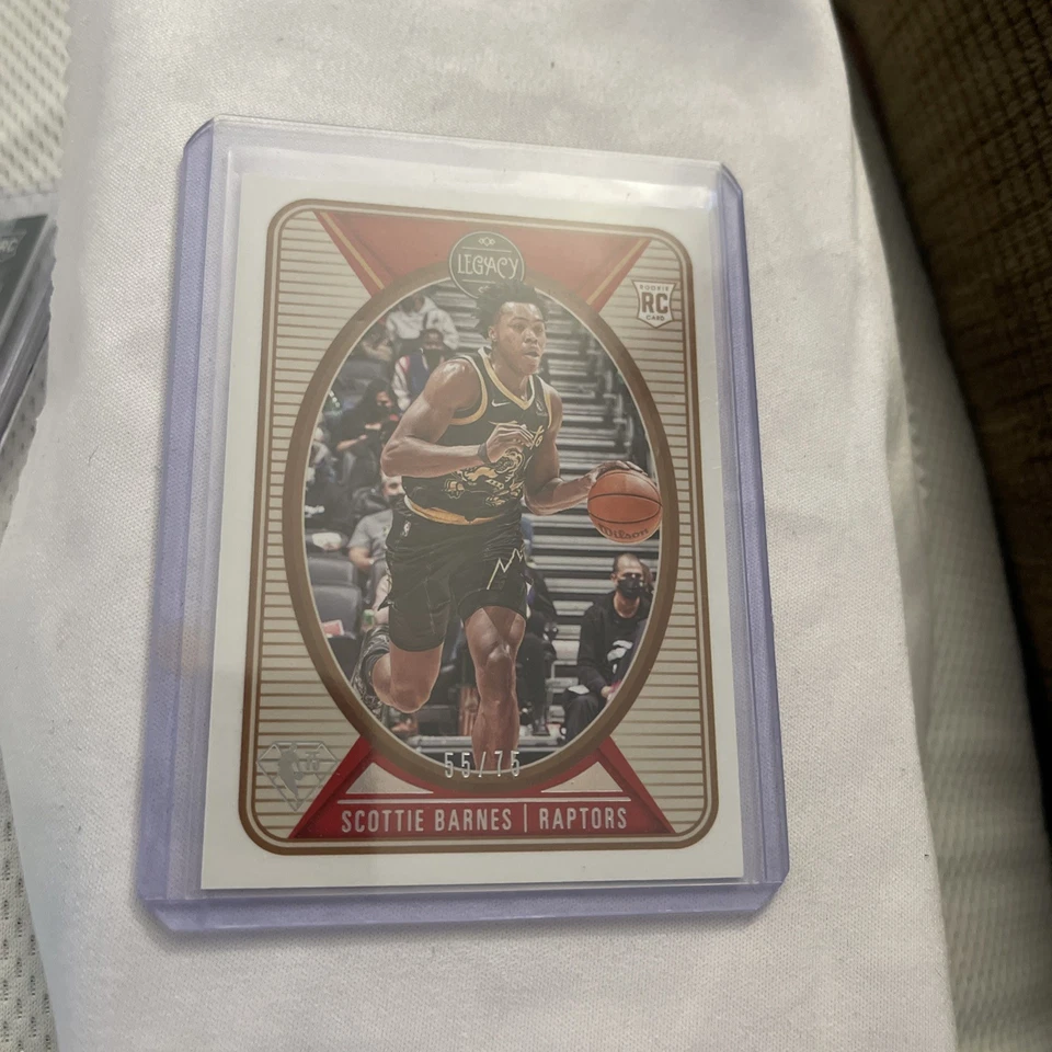 2021-22 Panini Chronicles Legacy Rookie #192 55/75 - Scottie Barnes - Image 1 of 2