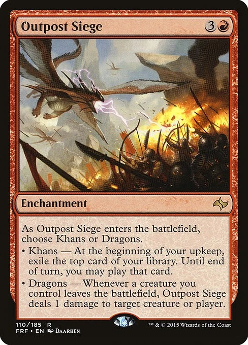 Outpost Siege Regular - Fate Reforged MTG-NM - Image 1 of 1