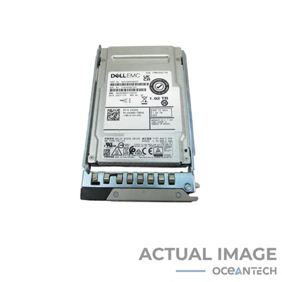 Dell EMC KPM6XRUG1T92 1.92TB 2.5" 12Gb/s SAS SSD Grade A W/ Tray 04CN85 - Image 1 of 2