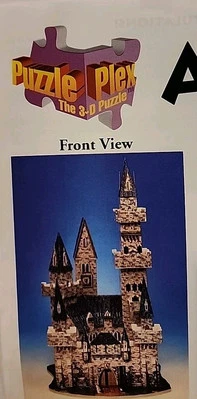 Castle Amazing 3D Puzzle Plex Complete TeleBrands 600 Piece Advanced NEW - Image 1 of 4
