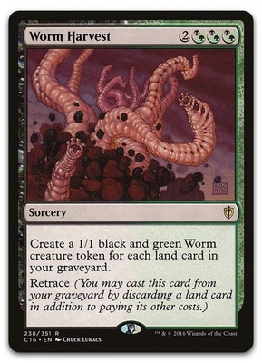 Worm Harvest #238 (NM) Commander 2016 C16 Magic MTG - Image 1 of 2