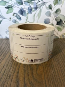 Rolle Usborne Bücher & mehr "Dieses Buch gehört und wurde von" Aufkleber - Bild 1 von 6